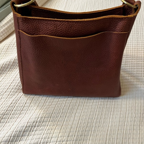 Portland Leather Nutmeg Shoulder Bag - Picture 9 of 11